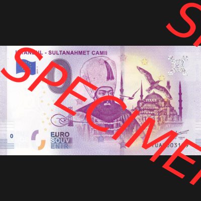0-Euro Souvenirscheine Türkei 2019-1, TUAH, Istanbul - Sultanahmet Camii (1) Sammlung