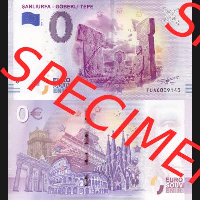0-Euro Souvenirscheine Türkei 2019-1, TUAC, Şanlıurfa - Göbekli Tepe (3) Sammlung