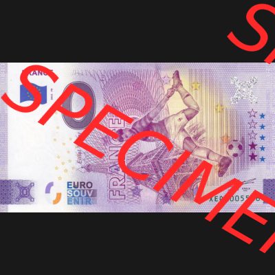 0-Euro Souvenirscheine Deutschland 2022-FR, Fußball-WM in Katar XEQA, Frankreich - France (1) Sammlung