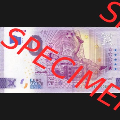 0-Euro Souvenirscheine Deutschland 2022-EN, Fußball-WM in Katar XEQA, England (1) Sammlung
