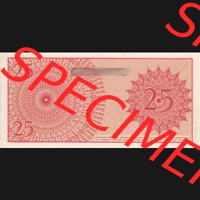 Banknote Asien Indonesien 1964, 25 San (2) Sammlung