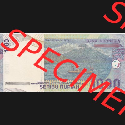 Banknote Asien Indonesien 2009, 1000 Rupiah (2) Sammlung