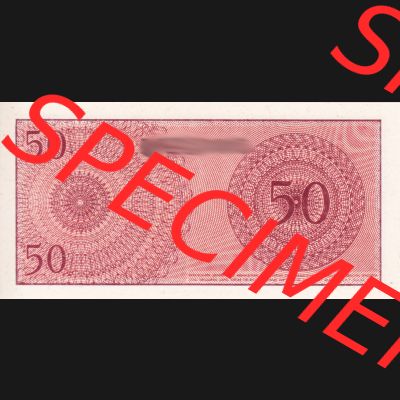 Banknote Asien Indonesien 1964, 50 San (2) Sammlung