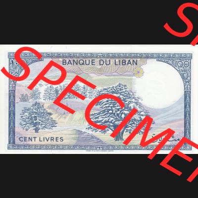 Banknote Asien Libanon 1964, 100 Livres (2) Sammlung