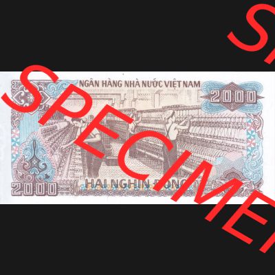 Banknoten Asien Vietnam 1988, 2000 Dong (2) Sammlung