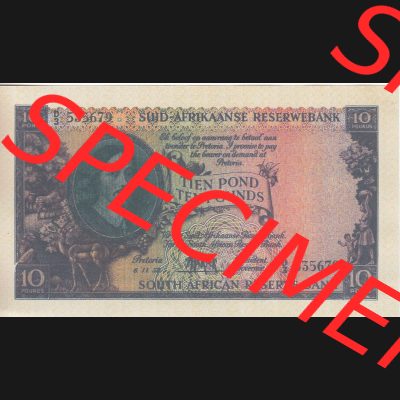 Banknoten Afrika Südafrika 1948-1959, 10 Pfund I (1) Sammlung