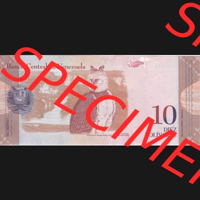 Banknoten Amerika Venezuela 2014 10 Bolivares Adler (2) Sammlung