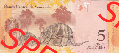 Banknoten Amerika Venezuela 2014 5 Bolivares (2) Sammlung