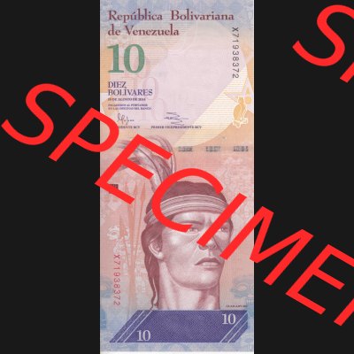 Banknoten Amerika Venezuela 2014 10 Bolivares Adler (1) Sammlung