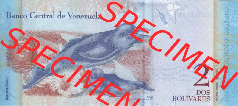 Banknoten Amerika Venezuela 2012, 2 Bolivares (2) Sammlung