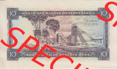Banknoten Afrika Südafrika 1948-1959, 10 Pfund I (2) Sammlung