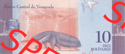 Banknoten Amerika Venezuela 2018 5 Bolivares Ameisenbär (2) Sammlung