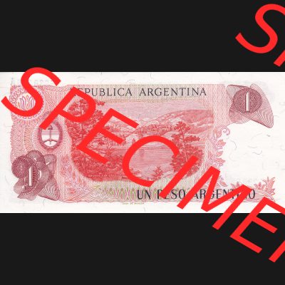 Banknoten Amerika Argentinien 1983-1984, 1 Peso Argentino (2) Sammlung