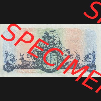 Banknoten Afrika Südafrika 1948-1959, 100 Pfund I (2) Sammlung