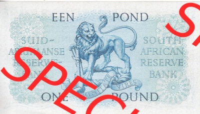Banknoten Afrika Südafrika 1948-1959, 1 Pfund I (2) Sammlung