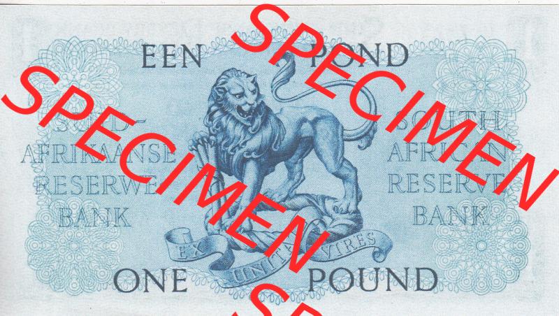 Banknoten Afrika Südafrika 1948-1959, 1 Pfund II (2) Sammlung