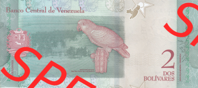Banknoten Amerika Venezuela 2018, 2 Dos Bolivares (2) Sammlung