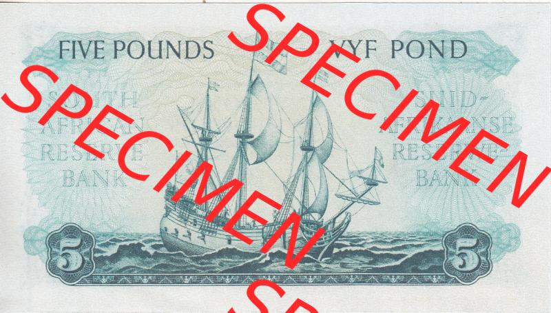 Banknoten Afrika Südafrika 1948-1959, 5 Pfund IV (2) Sammlung
