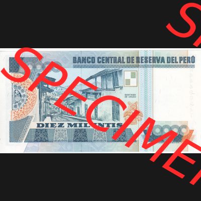 Banknoten Amerika Peru 1988, 10000 Intis (2) Sammlung