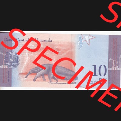 Banknoten Amerika Venezuela 2018, 10 Diez Bolivares (2) Sammlung