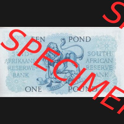 Banknoten Afrika Südafrika 1948-1959, 1 Pfund II (2) Sammlung