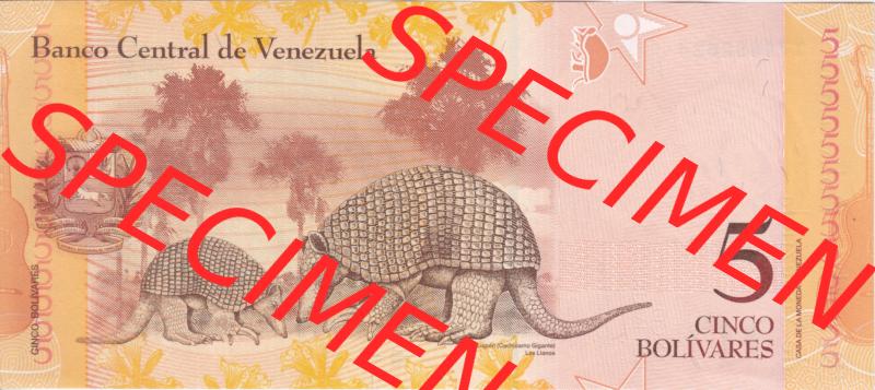 Banknoten Amerika Venezuela 2014 5 Bolivares (2) Sammlung