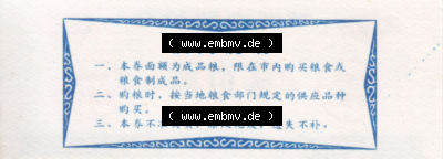 Historische Coupons China 1983 (4) Sammlung