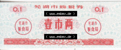 Historische Coupons China 1983 (1) Sammlung