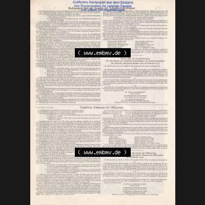 1935, Konversionskasse, Schuldverschreibung, Zweihundert Franken Schweizerwährung (2) Sammlung