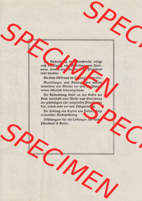 1942 Mai, Deutsche Centralbodenkredit-Aktiengesellschaft, Wert von Tausend Reichsmark (2) Sammlung