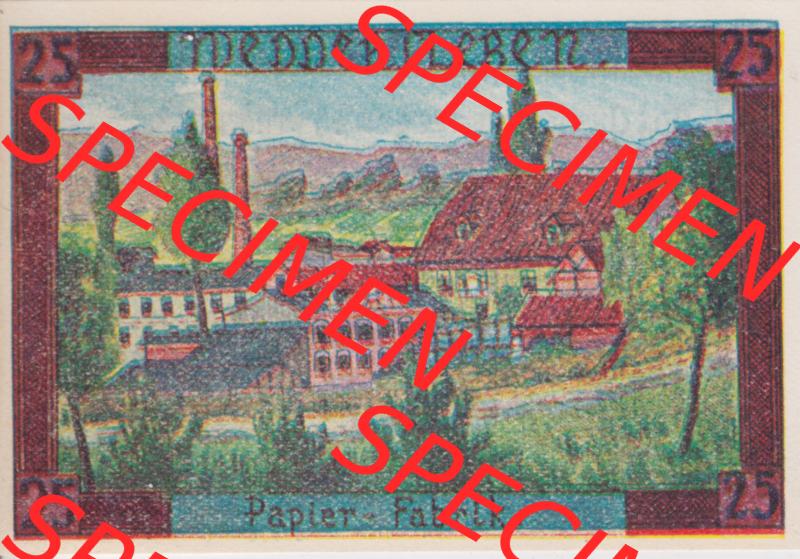 Notgeldscheine Weddersleben, Gemeinde in Provinz Sachsen Notgeld 1921, 25 Pfennig (1) Sammlung
