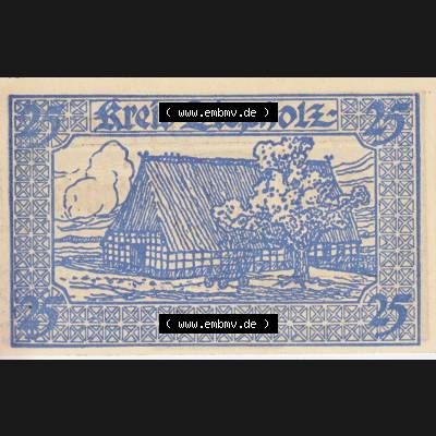 Notgeld Diepholz, Kreis im Land Hannover 1920, 25 Pfennig (2). Deutsches Notgeld Kreis Diepholz im Land Hannover im online Katalog zum katalogisieren, kategorisieren... Sammlung