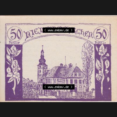 Notgeldscheine Oberösterreich Niederneukirchen 1920, 50 Heller Violett (1). Notgeld Oberösterreich Niederneukirchen, Notgeldscheine aus Oberösterreich im online... Sammlung
