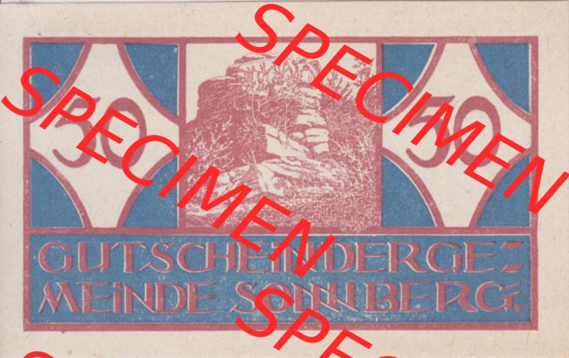 Notgeldscheine Oberösterreich Sonnberg im Mühlkreis 1920, 50 Heller (1). Notgeld Oberösterreich Sonnberg, Notgeldscheine aus Oberösterreich im online Katalog... Sammlung