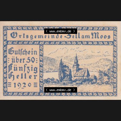 Notgeldscheine Oberösterreich Moos 50 Heller (1) Oberösterreich Katalog mit Notgeld aus Moos, Notgeldscheine aus Oberösterreich im online Katalog für private Sammler,... Sammlung