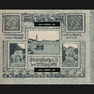 Notgeldscheine Oberösterreich Obernberg am Inn 1920, 50 Heller (1). Notgeld Oberösterreich Obernberg, Notgeldscheine aus Oberösterreich im online Katalog für... Sammlung
