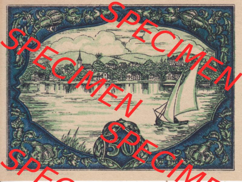 Notgeldscheine Oberösterreich Seewalchen am Attersee 1920, 50 Serie III. Auflage II. (1). Notgeld Oberösterreich Seewalchen, Notgeldscheine aus Oberösterreich... Sammlung