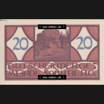 Notgeldscheine Oberösterreich Sonnberg im Mühlkreis 1920, 20 Heller (1). Notgeld Oberösterreich Sonnberg, Notgeldscheine aus Oberösterreich im online Katalog... Sammlung