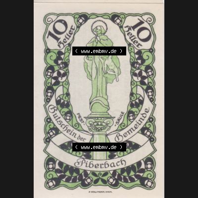 Notgeldscheine Oberösterreich Piberbach 10 Heller (1). Notgeld Oberösterreich Piberbach, Notgeldscheine aus Oberösterreich im online Katalog für private Sammler,... Sammlung