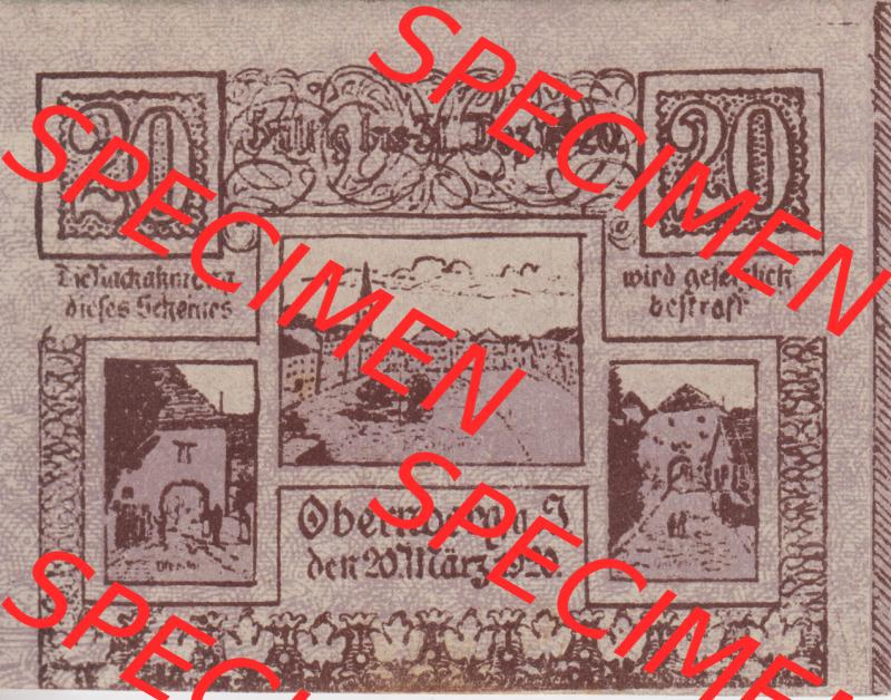 Notgeldscheine Oberösterreich Obernberg am Inn 1920, 20 Heller (1). Notgeld Oberösterreich Obernberg, Notgeldscheine aus Oberösterreich im online Katalog für... Sammlung