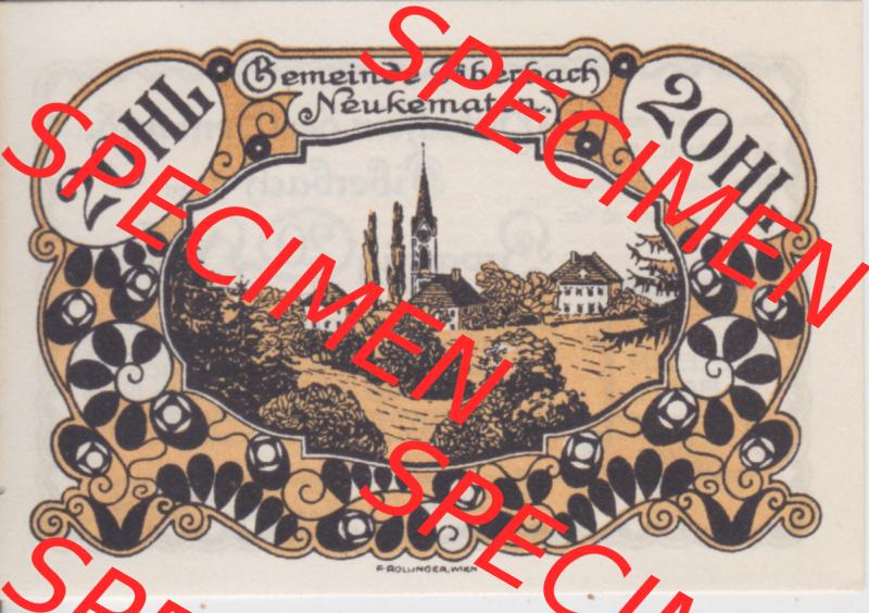 Notgeldscheine Oberösterreich Piberbach 1920, 20 Heller (1). Notgeld Oberösterreich Piberbach, Notgeldscheine aus Oberösterreich im online Katalog für private... Sammlung