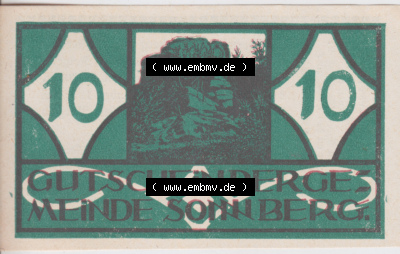 Notgeldscheine Oberösterreich Sonnberg im Mühlkreis 1920, 10 Heller (1). Notgeld Oberösterreich Sonnberg, Notgeldscheine aus... Sammlung