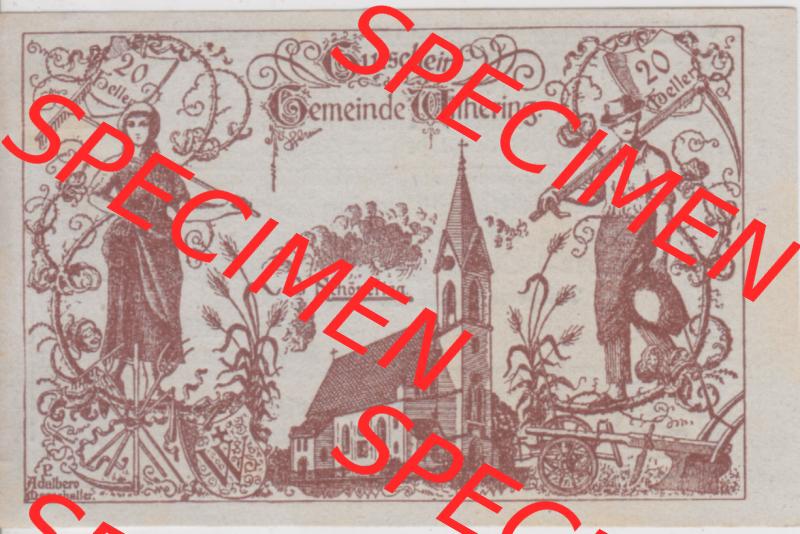 Notgeldscheine Oberösterreich Wilhering 1920, 20 Heller (1). Notgeld Oberösterreich Wilhering, Gemeinde, Notgeldscheine aus Oberösterreich im online Katalog... Sammlung