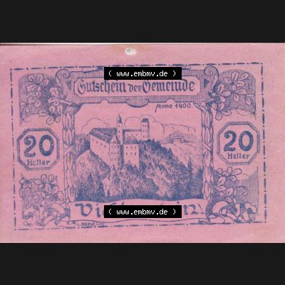 Notgeldscheine Oberösterreich Vichtenstein 1920, 20 Heller (1). Notgeld Oberösterreich Vichtenstein, Notgeldscheine aus Oberösterreich im online Katalog für... Sammlung