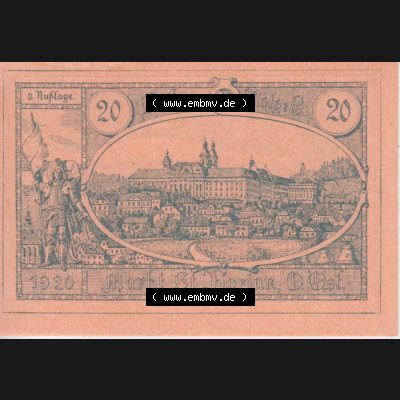 Notgeldscheine Oberösterreich St. Florian 1920, 3. Auflage 20 Heller (1). Notgeld Oberösterreich St. Florian, Notgeldscheine aus Oberösterreich... Sammlung