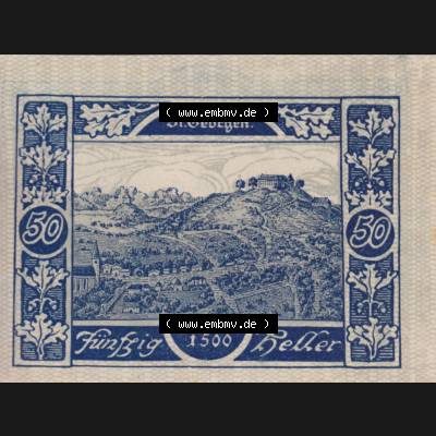 Notgeldscheine Oberösterreich St. Georgen 1920, 50 Heller I. (2). Notgeld Oberösterreich St. Georgen, Notgeldscheine aus Oberösterreich... Sammlung