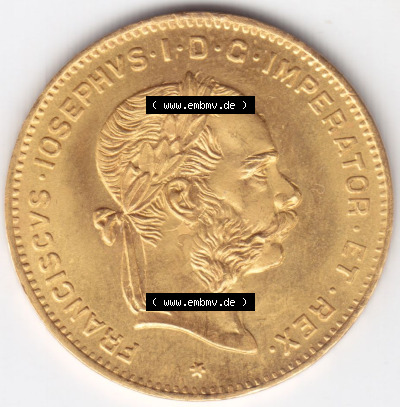Münzen Österreich Goldmünze 1892 (1) Sammlung