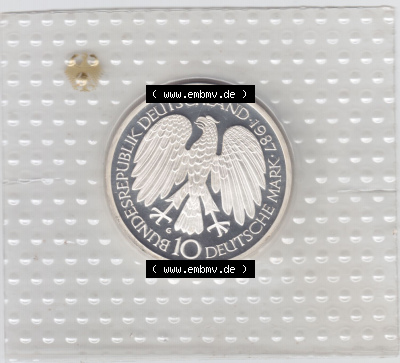 Münzen Deutsche Mark Silbermünze 1987 (3) Sammlung