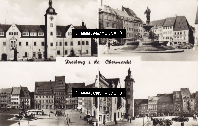 Ansichtskarte Freiberg i. Sa Obermarkt II. (1) Sammlung