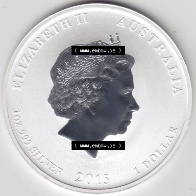 Münzen Australien Silbermünze 2015 (1) Sammlung